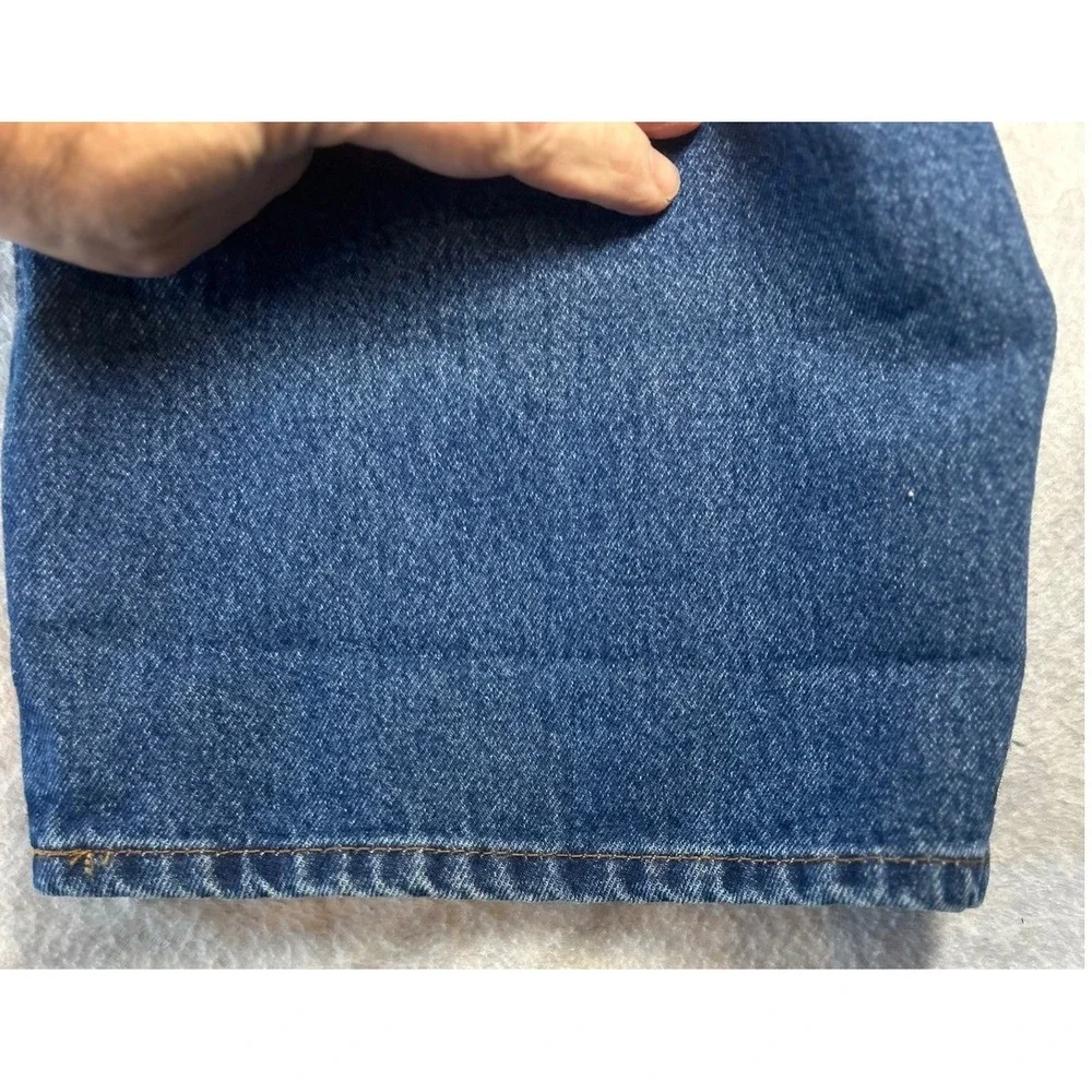 C.E. Schmidt Workwear Mens Jeans Blue Cotton Denim Straight Leg‎ 44x30